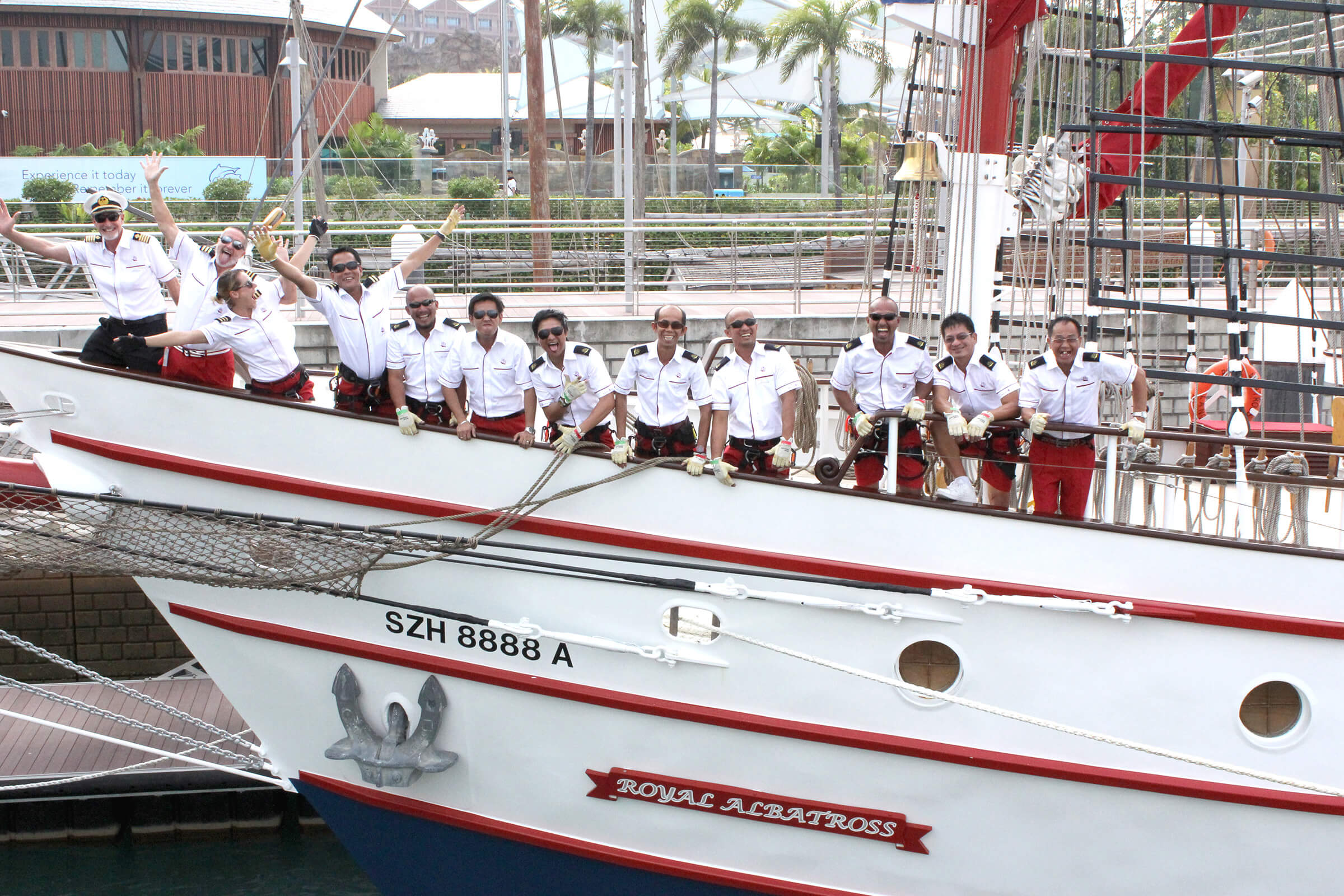 Crew at Fore Deck Royal Albatross