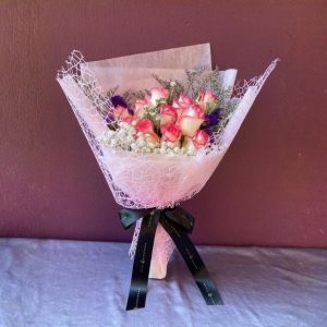 PINK ROSES BOUQUET