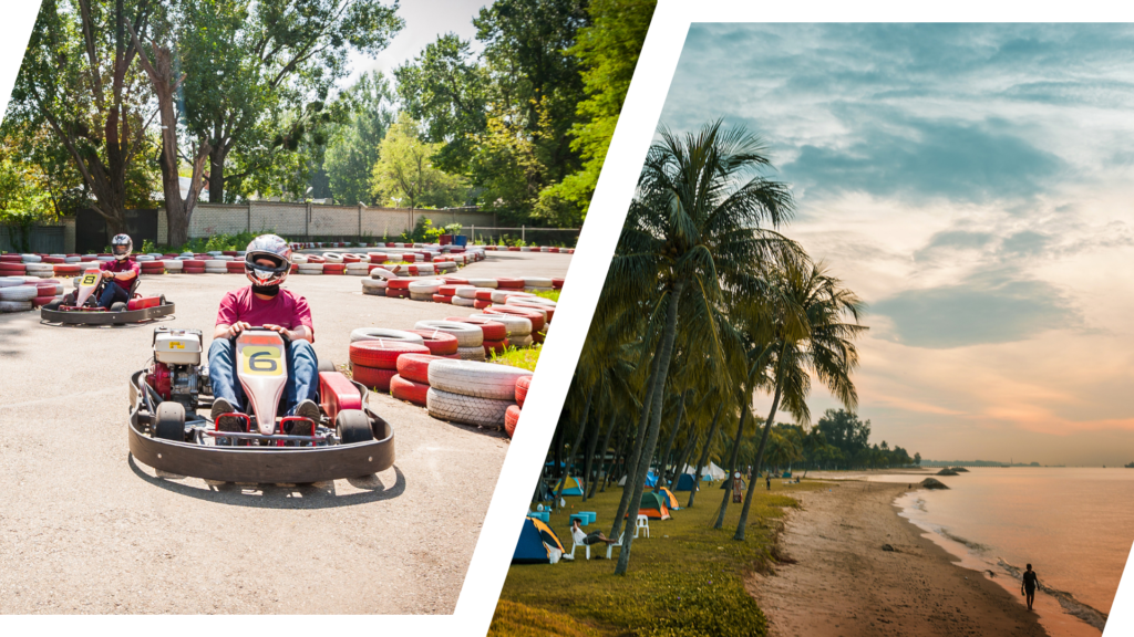 What to Do During School Holidays in Singapore 2024 - Go-Kart & East Coast Park