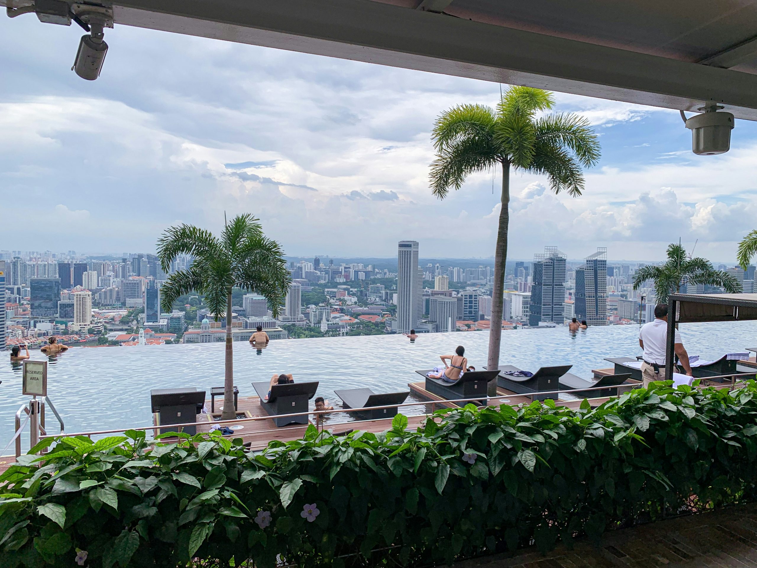 A rooftop view at Singapore
